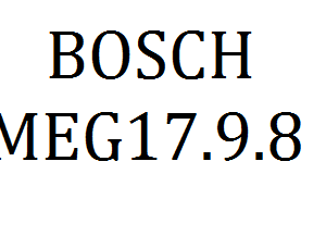 BOSCH MEG17.9.8