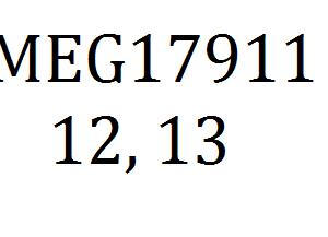 ME(G)17911(12, 13)