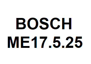 Bosch ME 17.5.25