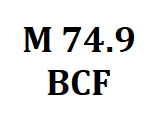 М74.9 BCF