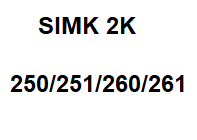 SIMk-2K-250/251/260/261