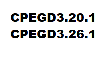 CPEGD3.20.1 и CPEGD3.26